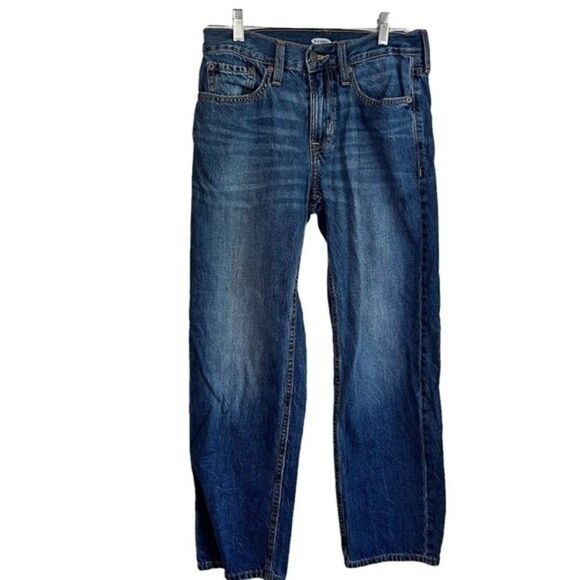 Old Navy OPP Loose Jeans Medium Wash Tagged 29x30 - Inseam closer to 28" - Picture 1 of 9